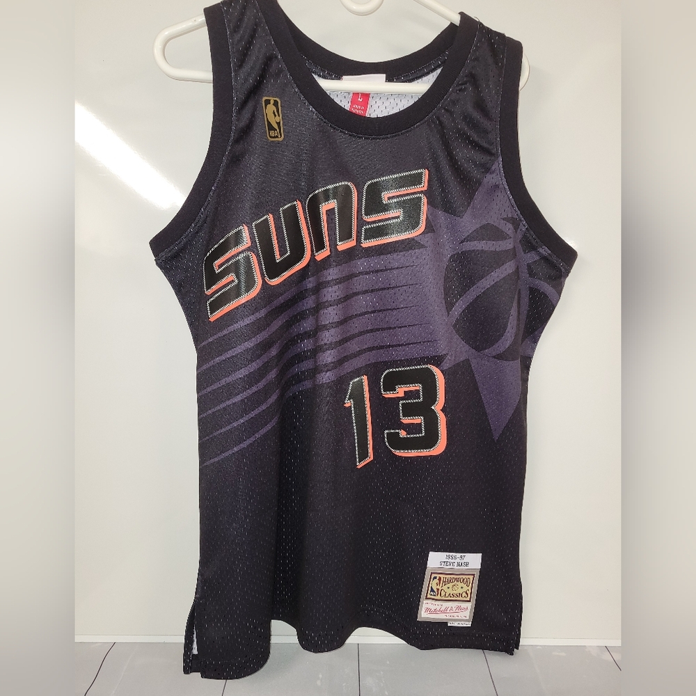 Pheonix Suns Mitchell & Ness NBA Steve Nash Hardwood Classics Jersey, Large NWT